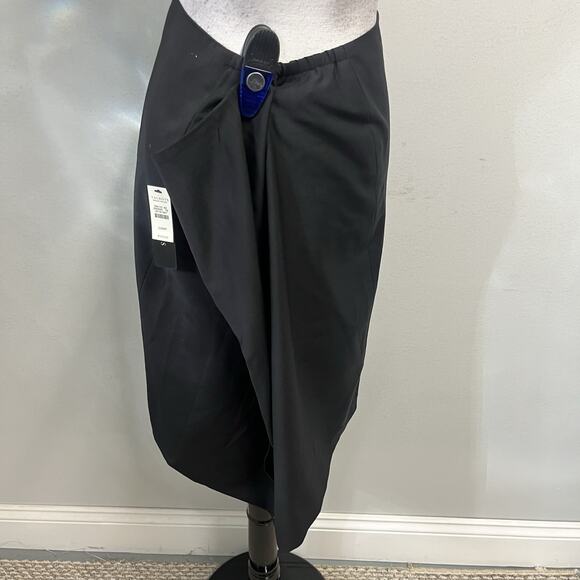 Talbots Skirt Plus size 20W Pet Classic Black Wool Straight Knee Stretch Career - Picture 6 of 10